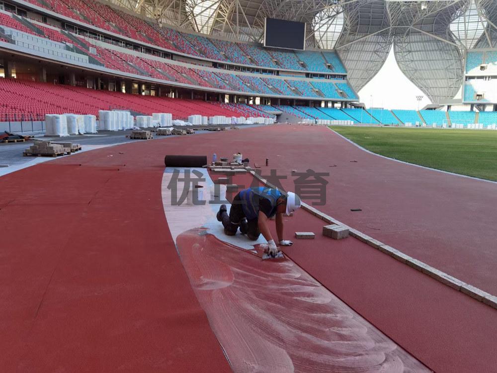 定结预制型橡胶跑道每平方米的价格